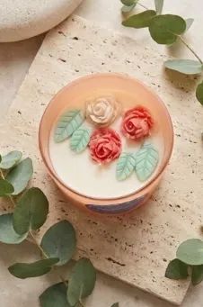 Mindful Oasis scented candle by Flickermelt
